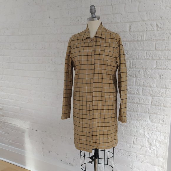 PLAID TRENCHCOAT - Picture 10 of 10
